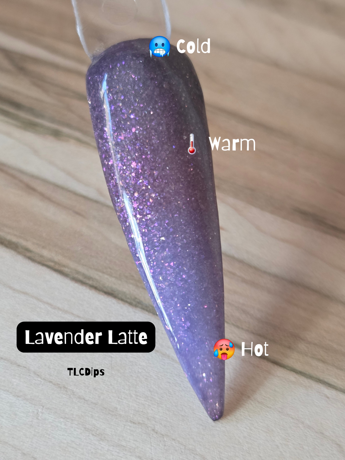 Lavender Latte Triple Thermal Dip Powder