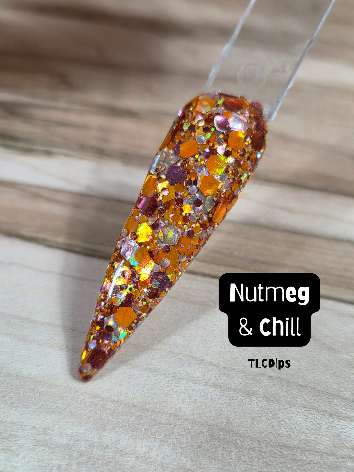 Fall Flavors Duo - shimmer dip & glitter dip | .25oz jars