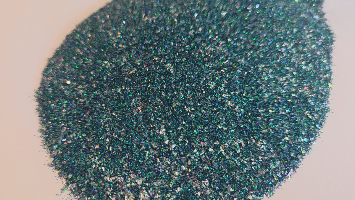 Diamond Teal holographic glitter
