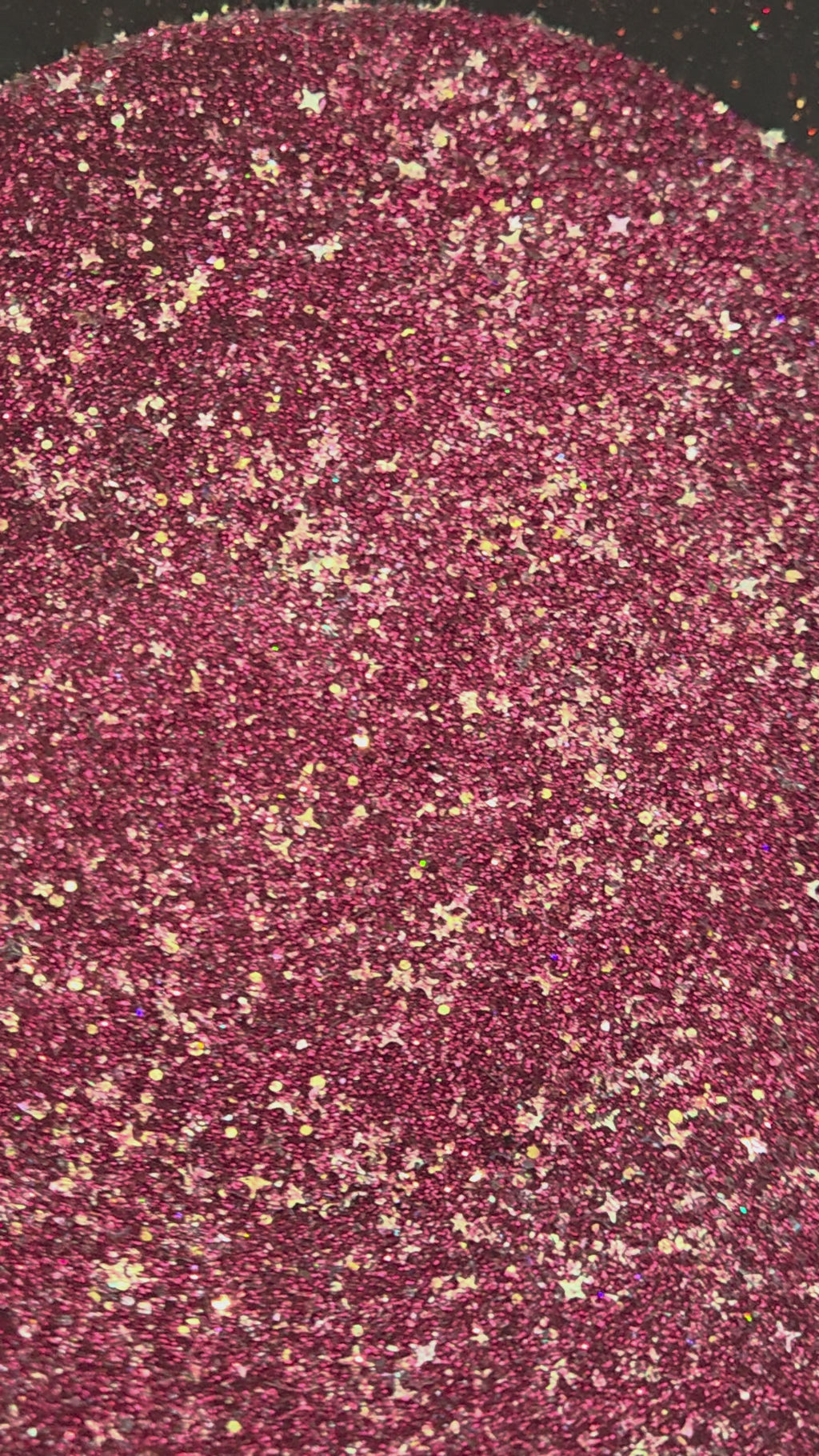 Galaxy - Burgundy glitter with iridescent stars and confetti shards - loose glitter for nail cart, cosmetics, crafts, tumblers, resin art