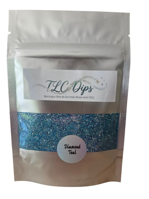 Diamond Teal holographic glitter