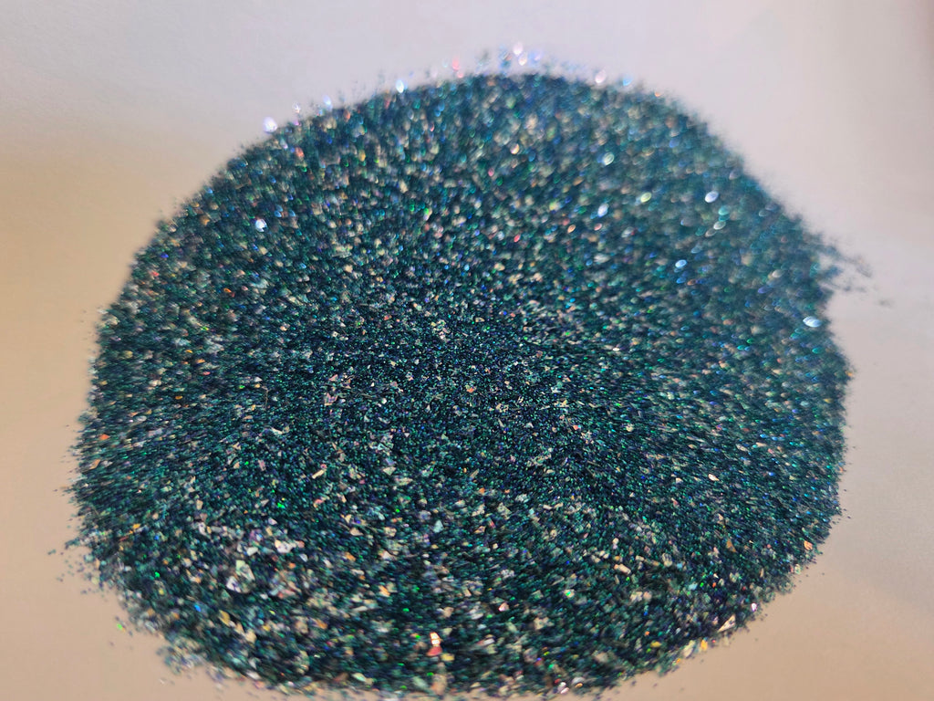 Diamond Teal holographic glitter