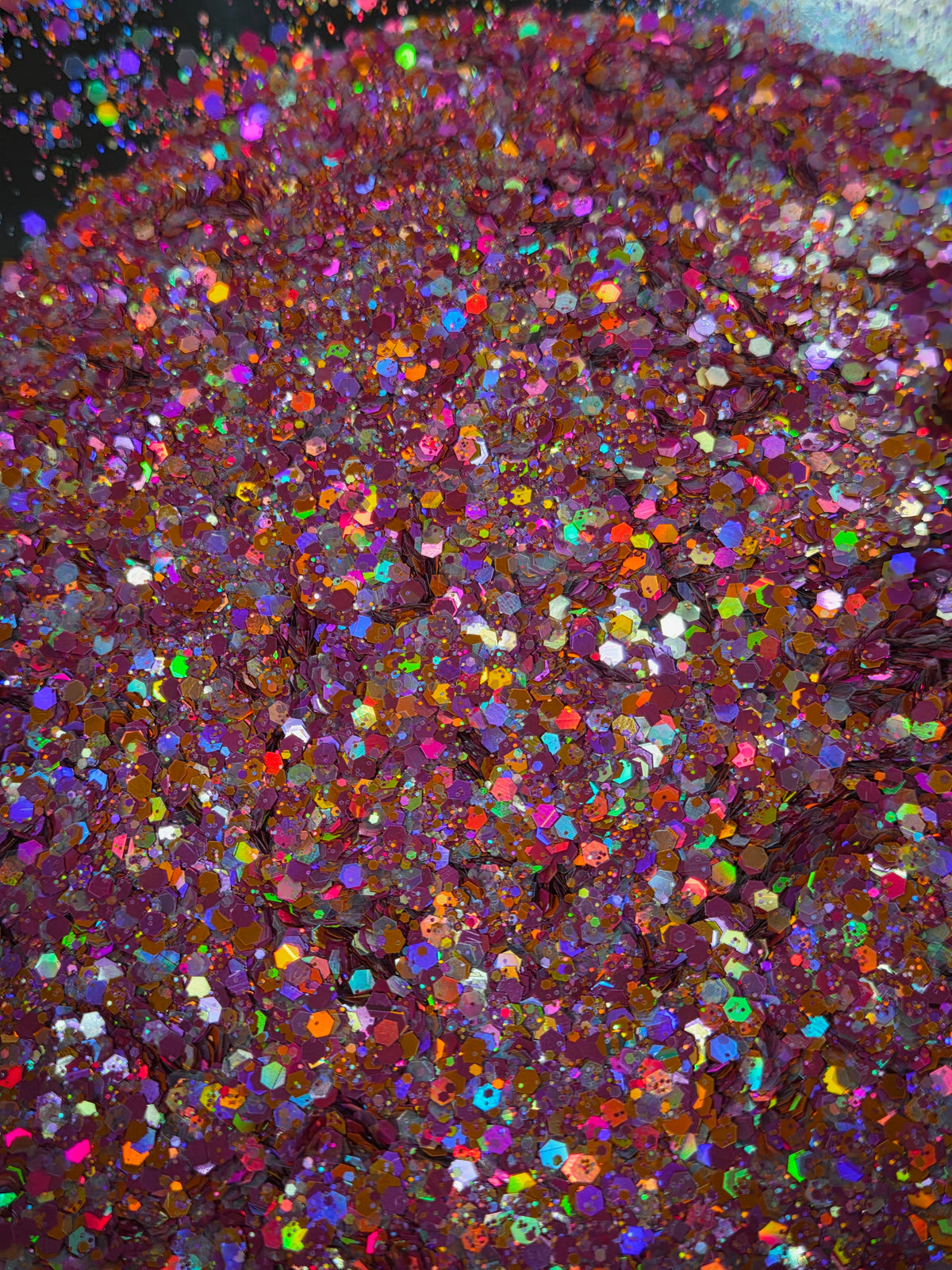 Pink Safari holographic glitter - nail art, diy crafting, resin art, tumblers