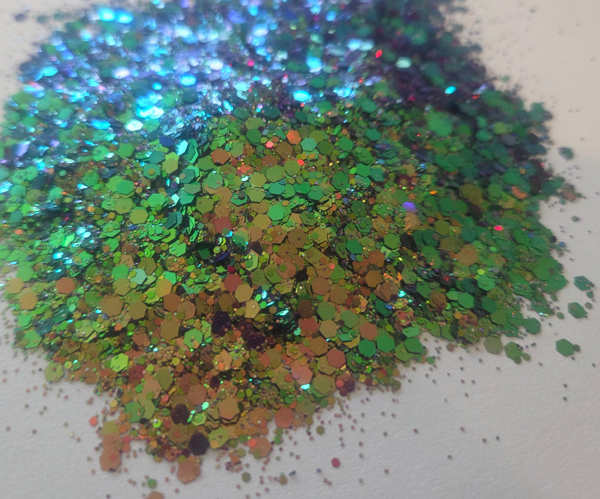 Dragon Scales | Purple iridescent colorshift loose glitter 1oz