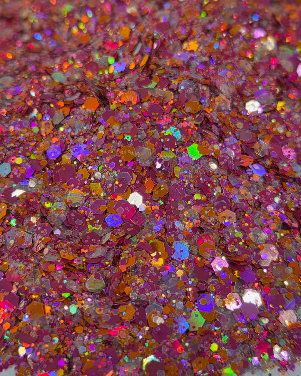 Pink Safari holographic glitter - nail art, diy crafting, resin art, tumblers