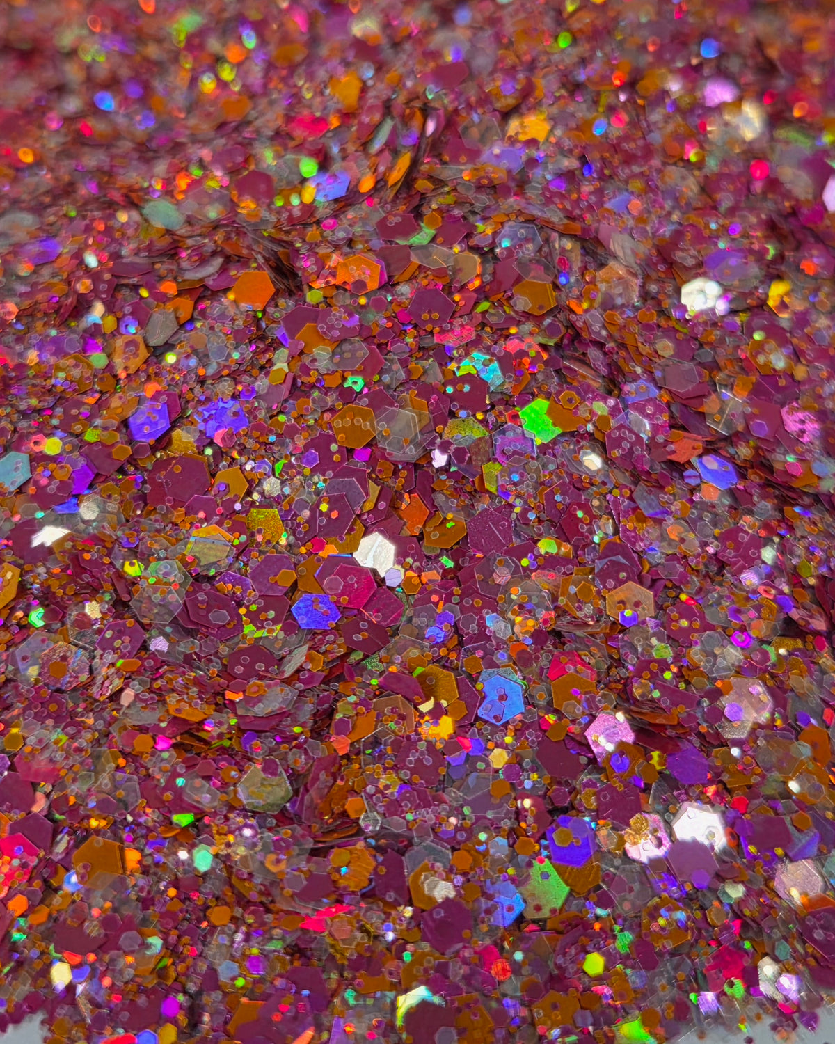Pink Safari holographic glitter - nail art, diy crafting, resin art, tumblers