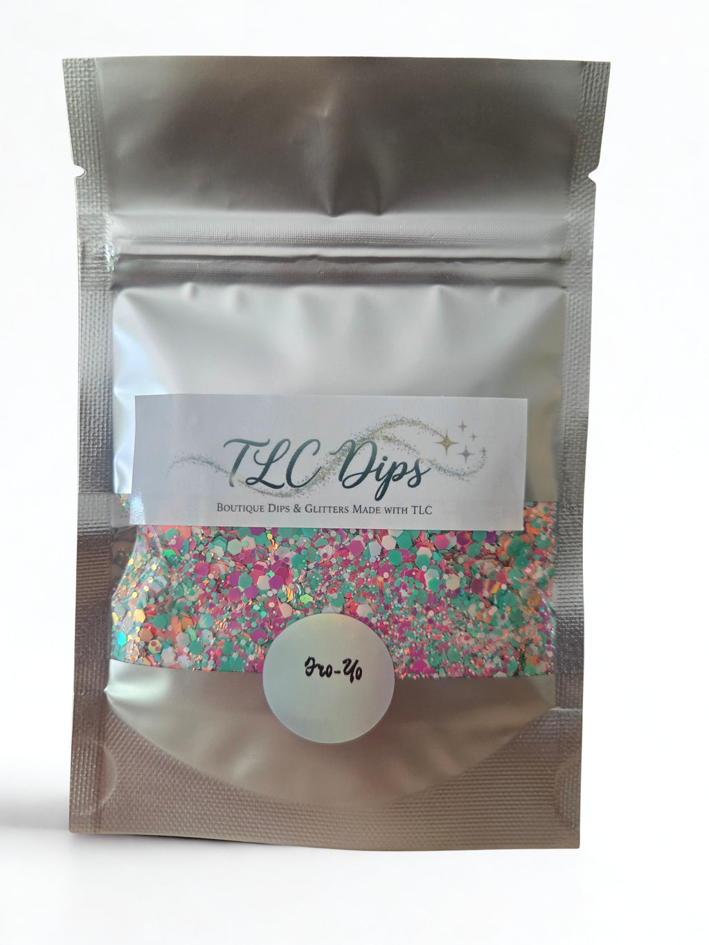 Fro-Yo Pastel Iridescent chunky glitter