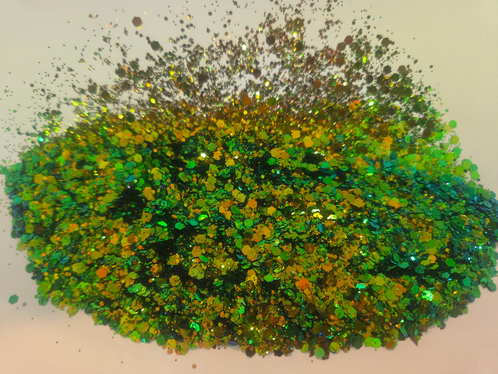 Seasons Change - Green Chameleon colorshift glitter - loose glitter for nail art, tumblers, resin art, cosmetics, DIY crafting