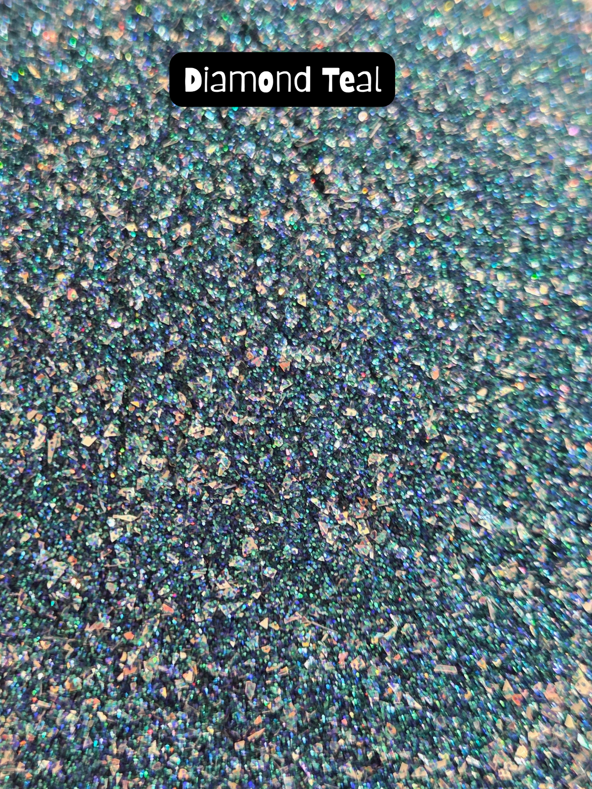 Diamond Teal holographic glitter