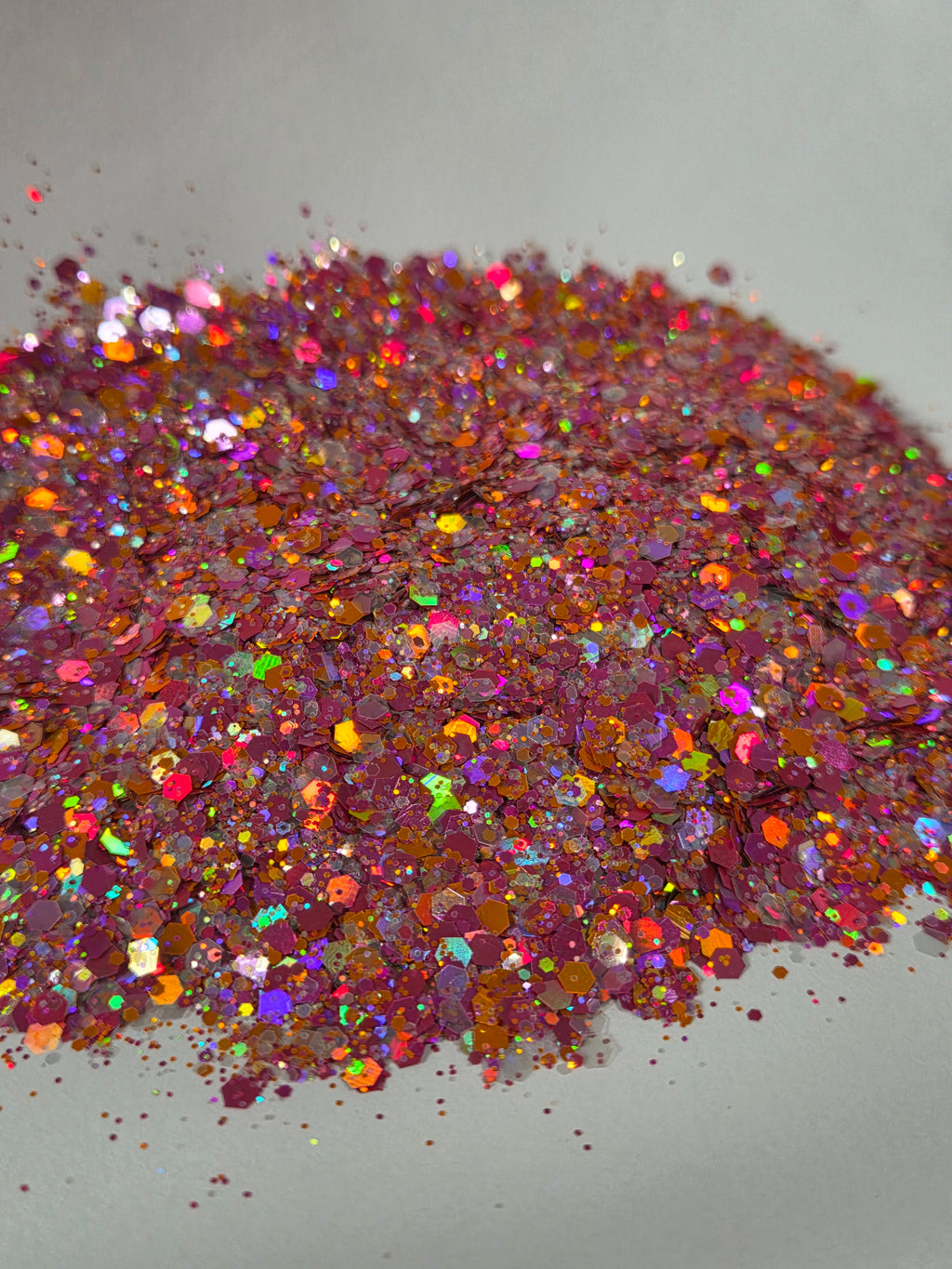 Pink Safari holographic glitter - nail art, diy crafting, resin art, tumblers