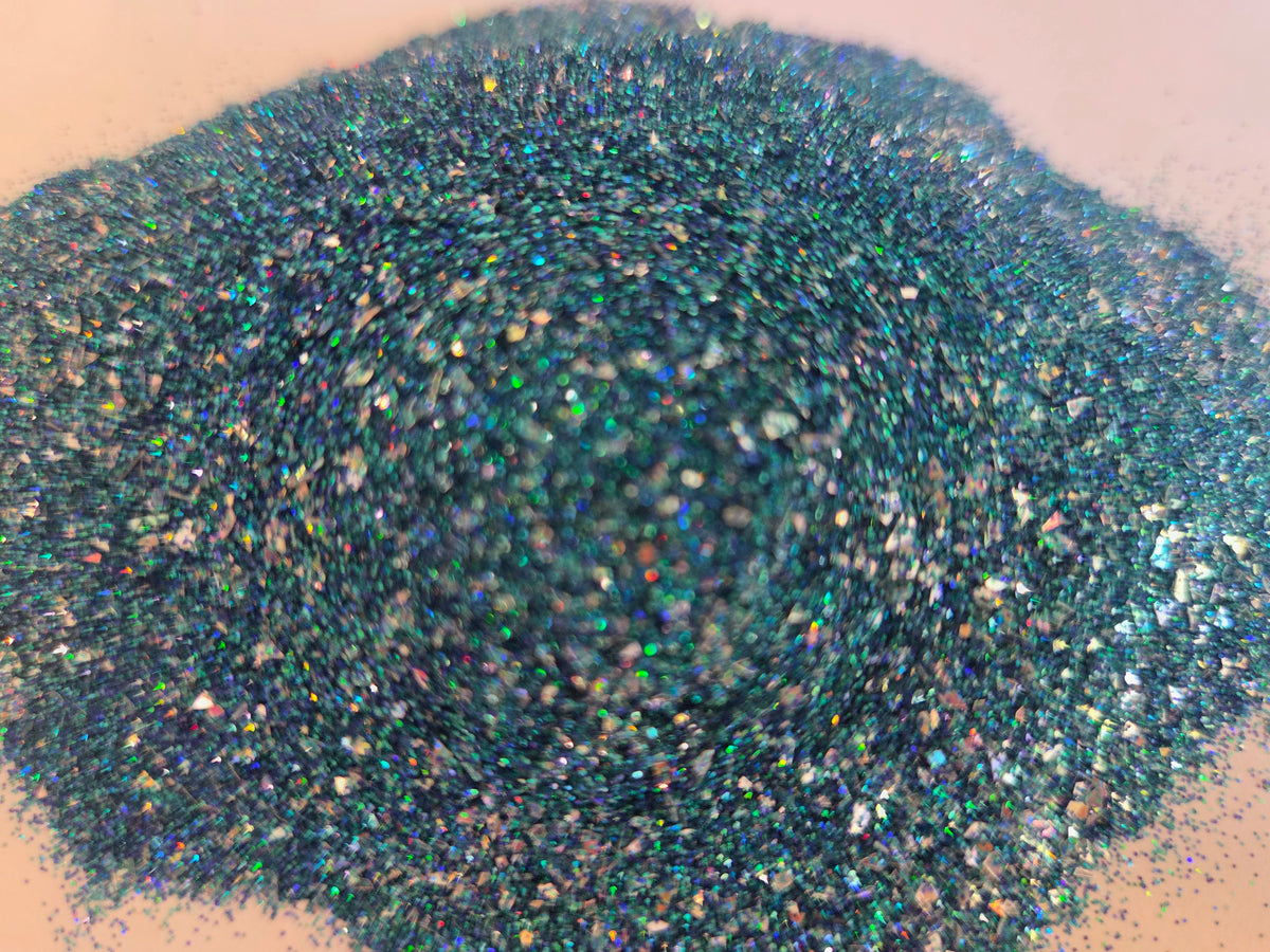 Diamond Teal holographic glitter