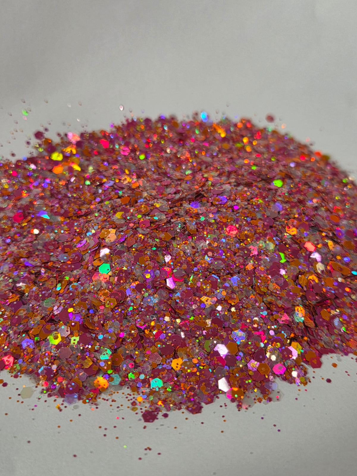 Pink Safari holographic glitter - nail art, diy crafting, resin art, tumblers