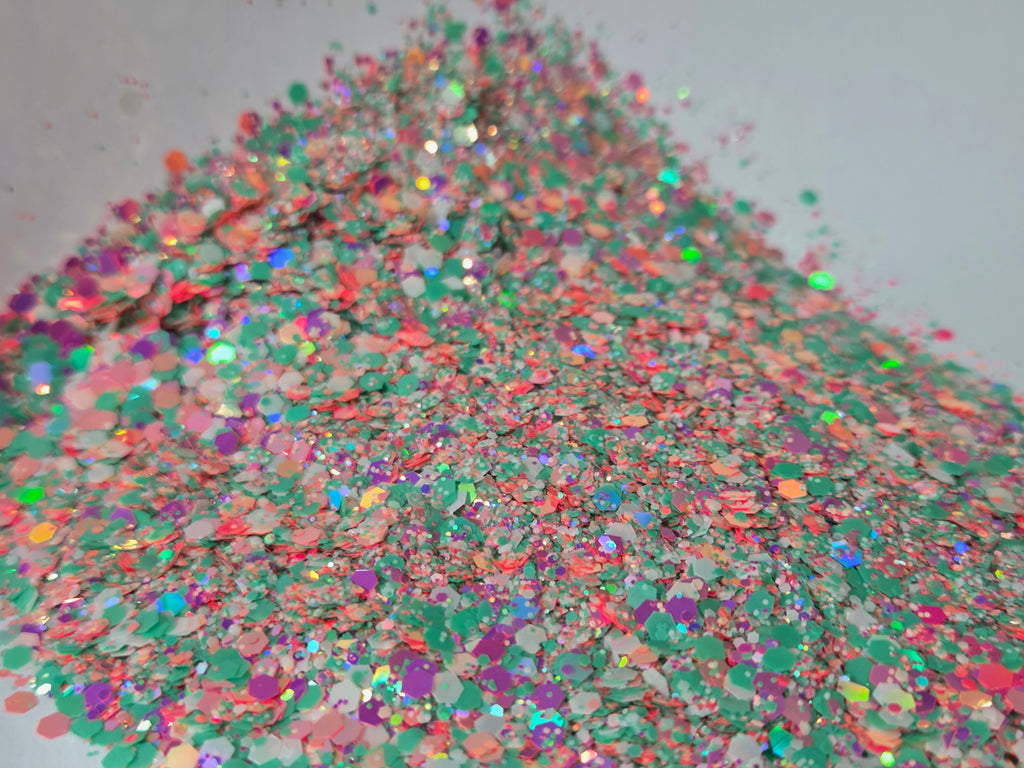 Fro-Yo Pastel Iridescent chunky glitter