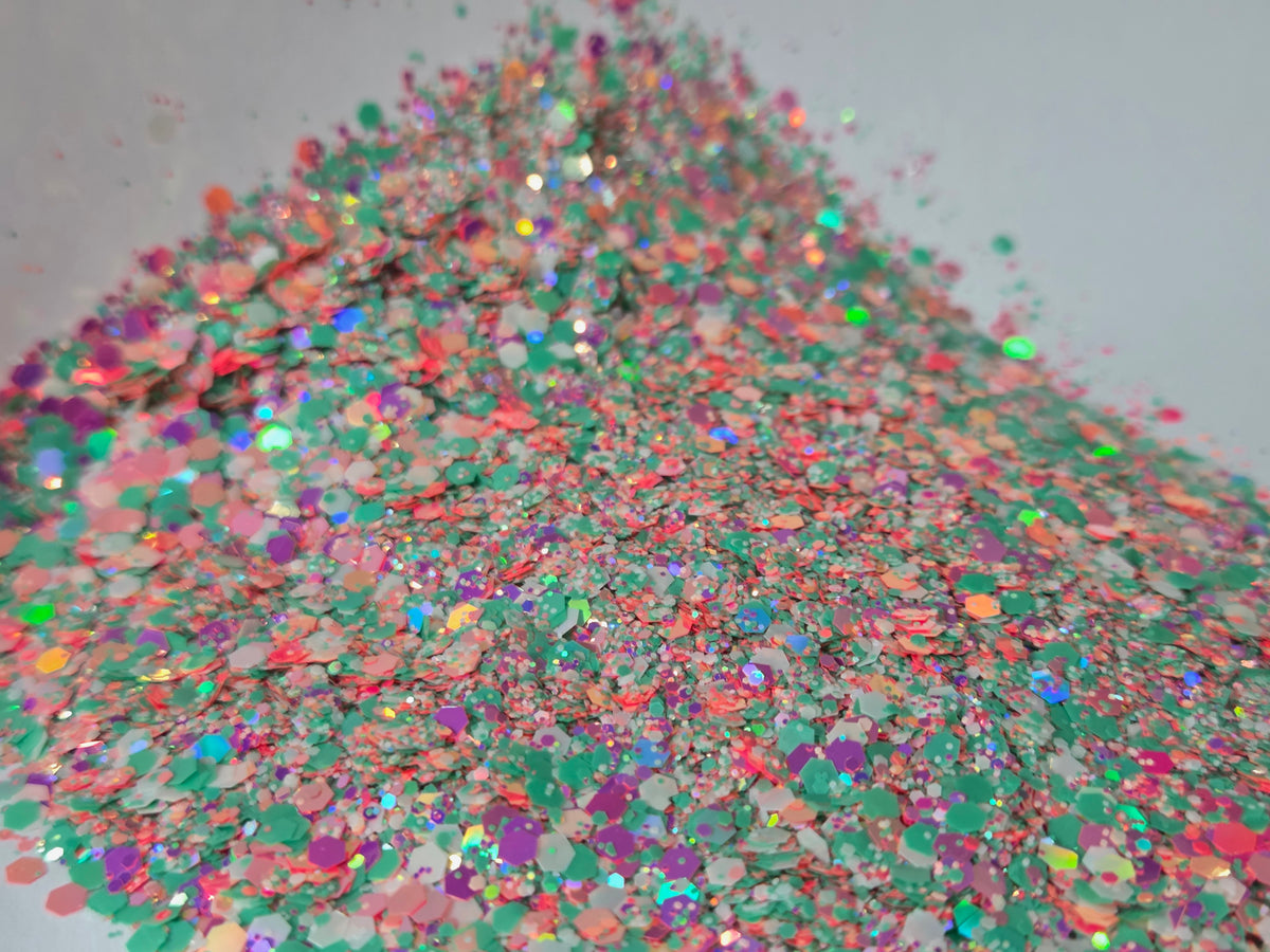 Fro-Yo Pastel Iridescent chunky glitter