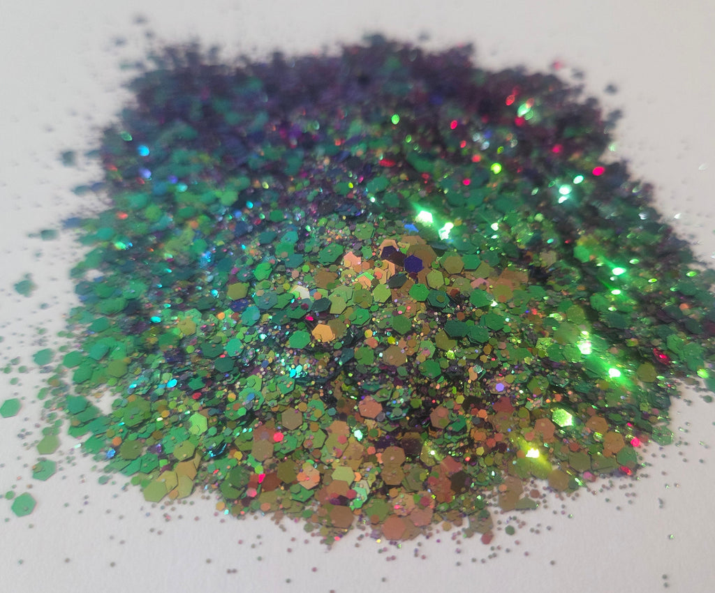 Dragon Scales | Purple iridescent colorshift loose glitter 1oz