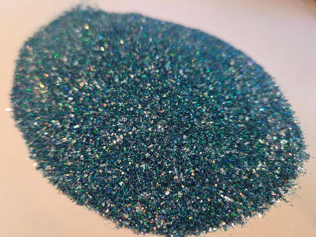 Diamond Teal holographic glitter