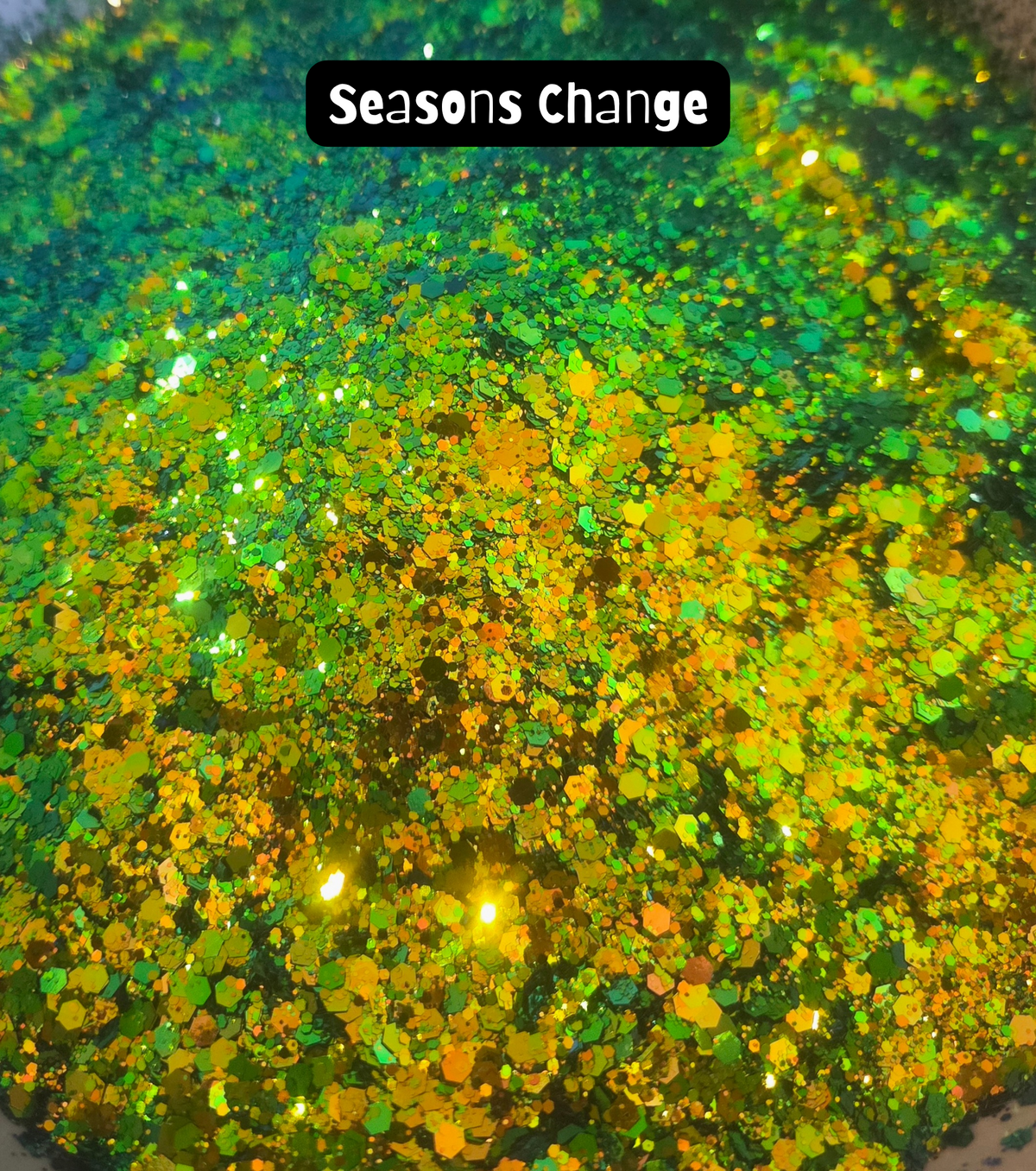 Seasons Change - Green Chameleon colorshift glitter - loose glitter for nail art, tumblers, resin art, cosmetics, DIY crafting