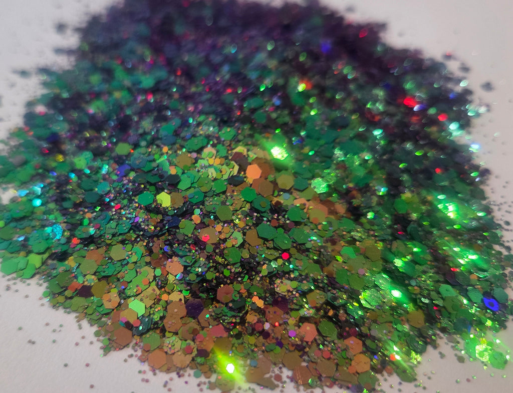 Dragon Scales | Purple iridescent colorshift loose glitter 1oz