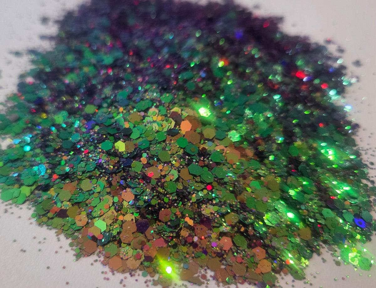 Dragon Scales | Purple iridescent colorshift loose glitter 1oz