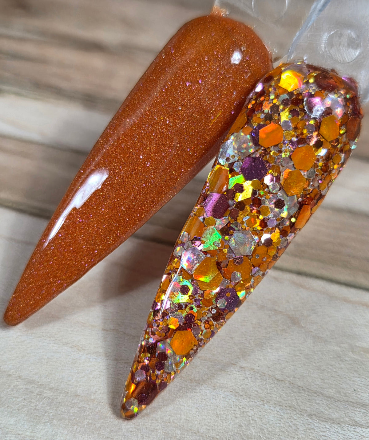 Fall Flavors Duo - shimmer dip & glitter dip | .25oz jars