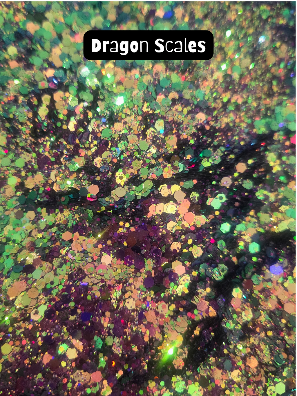 Dragon Scales | Purple iridescent colorshift loose glitter 1oz