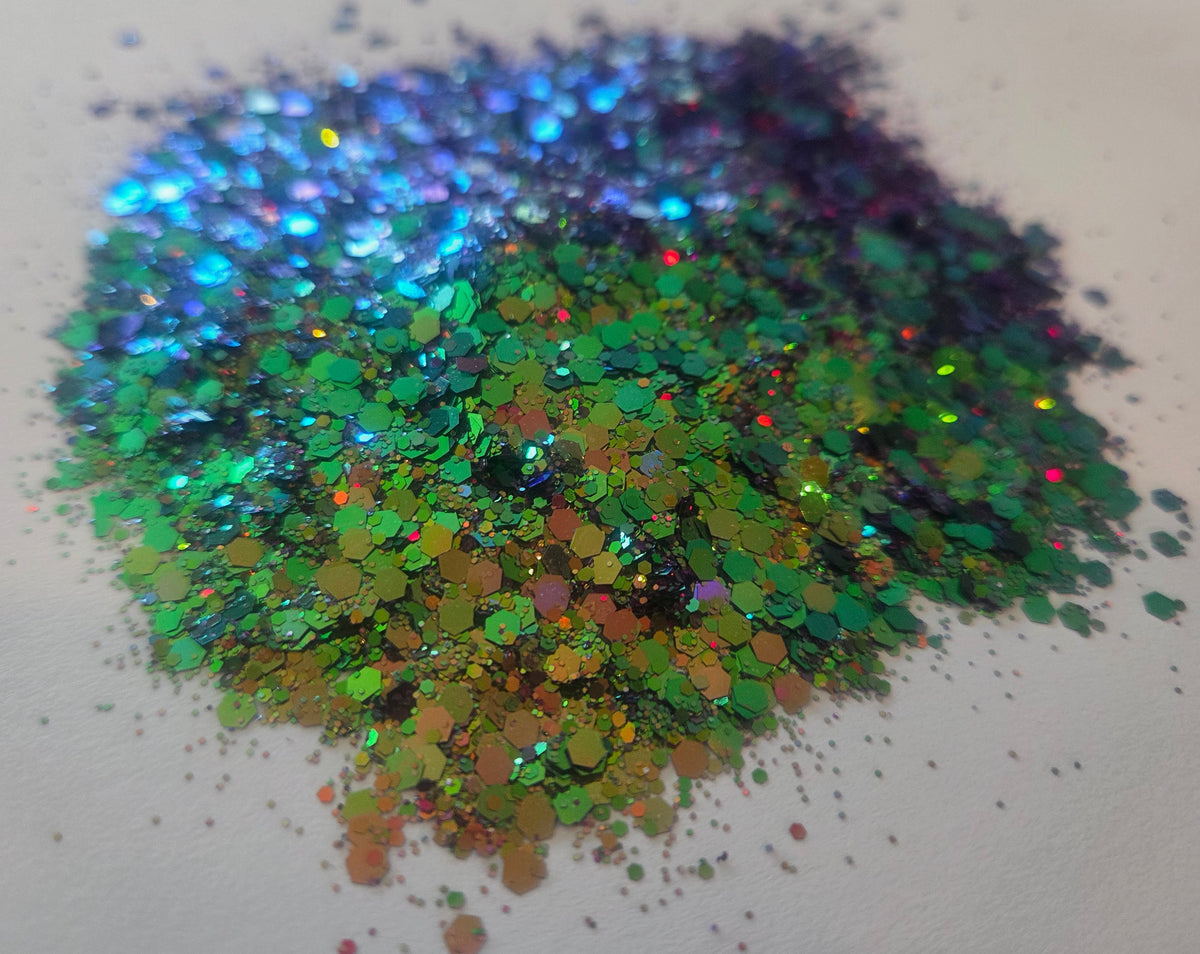 Dragon Scales | Purple iridescent colorshift loose glitter 1oz
