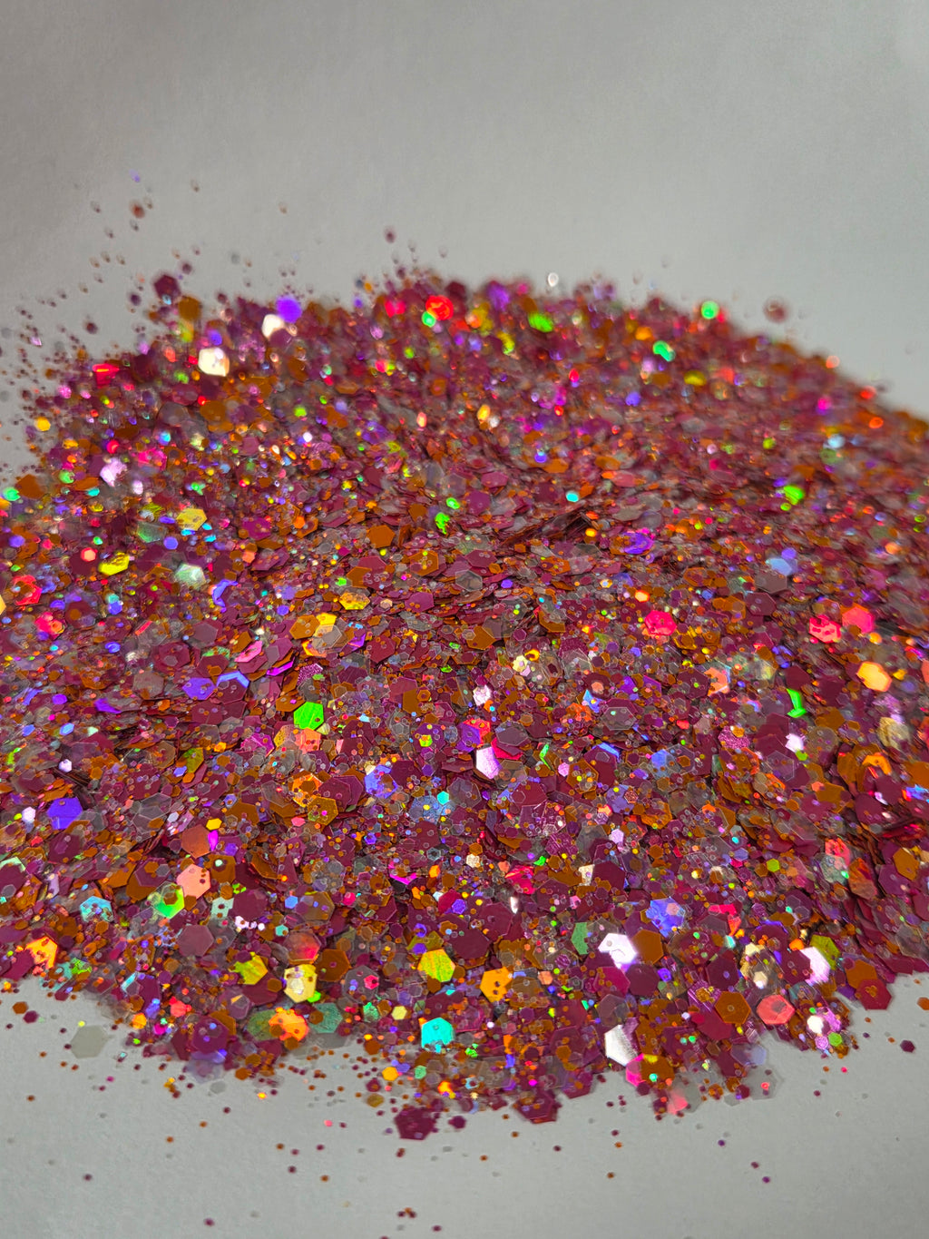 Pink Safari holographic glitter - nail art, diy crafting, resin art, tumblers
